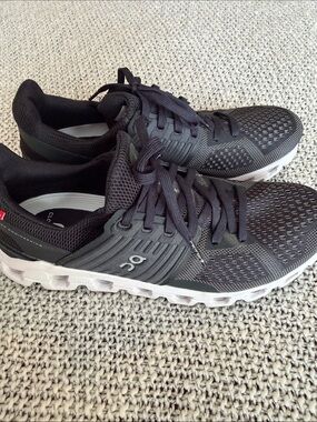 On Running Women’s Cloudrunner Sneakers - Black and White